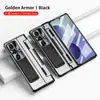 Funda para Teléfono Móvil Samsung Zfold8Ultra Funda Protectora Plegable con Bisagra Fold7 Funda Transparente Galvanizada de Cobertura Total