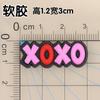 Kk Pajarita de Gato Gato Pegamento Suave Decoración DIY Funda para Teléfono Móvil Horquilla Accesorios Estrella de Cinco Puntas Letra Flor de Zapato Material