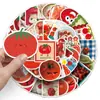 50 Piezas de Pegatinas de Graffiti Estilo Tomate Ins, Decoración de Verduras Pequeñas Frescas y Lindas Personalizadas Transfronterizas, Pegatinas para Teléfono Móvil y Tableta
