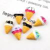 Accesorios Resina Mezclada Serie de Pasteles Helados diy Decoración para Carcasa de Teléfono Móvil Parche de Belleza Conos de Helado