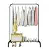 Cabideiro Multifuncional de Chão, Suporte para Roupas, Varal, Simples para Interior, Varanda, À Prova de Vento, Espessado, Haste Dupla para Secar Roupas