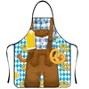 Nuevo Set de Pareja de Amazon Delantales Impermeables para el Oktoberfest Festival Tradicional Bávaro de la Cerveza, Un Set Disponible para Dropshipping