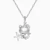 Colar Estrela Hello Kitty para Mulheres, Luxo Leve Nicho High-End Pingente em Formato de Estrela Corrente Clavicular, Presente para Namorada, Atacado