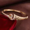 Suministro Exclusivo Transfronterizo de Pulseras de Acero Titanio con Diseño Espiral Hueco y Diamantes Completos, Pulseras Exquisitas y de Alta Gama para Mujer, Venta Directa del Fabricante