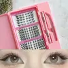 Cílios Postiços Transfronteiriços da Amazon Europeus e Americanos Mais Vendidos DIY Misto Asiático Textura Densa Ampliar Olhos Natural Claro e Frio