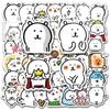 90 Peças de Adesivos de Urso Emoticon Autodepreciativos, Adesivos Fofos de Desenho Animado para Decoração de Caderno e Diário Atacado