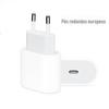 Carregador Rápido PD 20W Carregador de Celular Apple Adequado para Iphone16/15Promax Regulamentações Europeias e Americanas