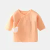 Roupas para Recém-Nascidos Roupas Meio Costas para Bebê Estilo Quente Outono e Inverno Roupa Íntima para Bebê Roupa de Baixo Manga Longa para Bebê