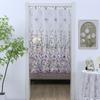 Cortina Decorativa Bordada para Puerta Sin Perforaciones Cortina Colgante Sin Perforaciones Decoración de Dormitorio Cortina Divisoria de Privacidad Entrada Sala de Estar