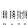 Yingfeini Batalla Cuatro Oro Diamante Cerradura Anillo Esencia Gránulo Roscado Conjunto para Hombre 4 Conjuntos de Cristal Mayoreo