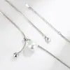 Collar Largo Ajustable de Perlas para Mujer de Moda Perlas Redondas Swarovski Diseño de Nicho Cadena para Suéter Moda Coreana y Japonesa Otoño e Invierno
