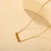 Collar Cruz Europeo y Americano Nuevo Estilo con Diamantes, Diseño de Moda, Cadena para Clavícula de Trébol de Cuatro Hojas, Joyería de Collar de Acero Inoxidable para Mujeres