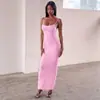 Novo vestido de alça hot girl para mulheres, verão slim-fit, acinturado, estilo sexy e de desejo puro, vestido bandage de comprimento médio