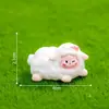 Terrario de musgo, granja temática en miniatura creativa, adorables ovejitas, decoraciones de paisajismo DIY, adornos de escritorio en miniatura