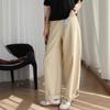 Pantalones cimitarra ligeros de hilo hueco antiarrugas, cintura alta, sueltos tipo capullo, casuales rectos, pantalones de hoz para mujer, primavera nuevo J0407X