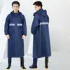 Capa de Chuva Impermeável Corpo Inteiro Anti-Chuva Torrencial Masculina Adulto Peça Única Espessada Resistente ao Desgaste Genuína para Exterior Capa de Chuva Integrada Corpo Inteiro