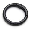 Pingente Chaveiro Argola de Mola Criativo Original Simples Chaveiro de Carro Argola Natação Preto Pequeno Fivela de Porta Acessórios DIY