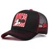 [Artículo Caliente de Comercio Exterior] Gorra de Béisbol Bordada de Mickey Mouse de Dibujos Animados, Gorra con Visera de Malla para Exteriores, Gorra Transpirable para Sombrilla de Verano