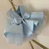 Vestido de Noite para Meninas Transfronteiriço Novo Lantejoula Manga Longa Saia Tutu Performance de Piano Pequena Apresentadora Saia de Princesa Não