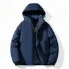 Jaqueta de algodão para trabalho masculina, nova coleção outono/inverno 2024, marca moderna estilo americano, casaco de algodão espesso e quente, roupa externa masculina