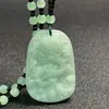 Collar Colgante Buda de la Riqueza Material de Vidrio Colgante Guanyin Colgante Buda Sonriente Doble Cara Collar para Hombres y Mujeres Regalos de Vacaciones