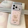 Funda de teléfono de pantalla completa con temática de oso, adecuada para Apple 18 Pro Max, iPhone 17, linda, divertida y de estilo caricatura para iPhone 16 y 15