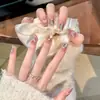 Uñas Portátiles en Caja Transparente al por Mayor para Tiendas Físicas, Parches para Uñas Artísticas, Pegatinas de Uñas Terminadas, Uñas Postizas Removibles
