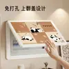 Caja de medidor eléctrico pintura decorativa, diseño de dibujos animados, no requiere taladro, para cubrir y ocultar el panel eléctrico en la sala de estar, panel de cubierta de caja eléctrica