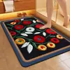 Alfombrilla de Diatomeas Estéreo Visión Transfronteriza Antideslizante Resistente al Desgaste para Inodoro Felpudo Absorbente de Secado Rápido para Puerta de Baño