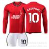 2324 Diablos Rojos local otoño e invierno hombre L jersey No. 7 Montaje 10 Rushford No. 8 B Tarifa uniforme de fútbol de manga larga al por mayor