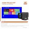 Proyector de Fábrica HY320pro Android wifi Traje de Gamepad F600 Proyector Portátil HD