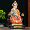Nuevo Modelo de la Diosa del Hogar Infantil de las Tres Hermanas Diosas del Parto, Estatua de Buda de la Diosa Infantil de Resina Pintada