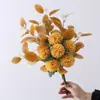 Ramo de Flores Esponjosas de Simulación con Hojas de Eucalipto Hojas de Eucalipto Adecuado para Decoración de Eventos en Casa Decoración de Flores Artificiales Adorno para Sala de Estar