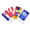 Lenço Commemorativo Personalizado OEM Transfronteiriço com Imagens para Eventos de Conferência, Team Building de Fãs, Lenço de Apoio à Scottish Super League com Franjas
