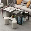 Mesa de Té Kung Fu de Losa de Roca para Uso Doméstico, Juego de Mesa de Té Integrado, Mesa de Té Modelo Nuevo 2025, Juego de Mesa de Té de Lujo para Oficina