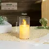Vela LED Recargable 220V con Oscilación Digital, Luz Ambiental Romántica Cálida Creativa para Boda, Bar, Fiesta