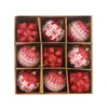 Novo Pingente de Bola Conjunto de Bolas Presente de Natal Decoração de Bola de Natal Festa de Feriado Bola Brilhante em Formato Especial Decoração