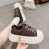 Sapatos de Algodão Casual Esportivo Outono Inverno Sola Grossa Antiderrapante Fofos 2026 Novos Versáteis Para Estudantes Aumentam a Altura Casuais Para Usar Fora Forro Simples