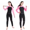 Nuevo traje de buceo de 2,5 mm para niños, pantalones largos de manga larga, traje de buceo cálido para exteriores, traje de buceo con protección solar
