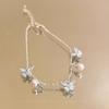 Pulseira de pérola vintage coreana feminina ins alto padrão nicho titânio aço pulseira de casal joia atacado