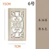 Aplique de Madera Maciza Tallada Decoración con Cintura Floral y Flores de Esquina, Parche de Aplique Estilo Europeo Rosa Madera Maciza Tallada Puerta Decoración Floral