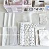 Colección de Material de Empaque de Tarjetas Estuche para Tarjetas Pequeñas Bolsa de Papel Blanco Puro Bolsa de Cartón Autoadhesiva Bolsa Termosellada Bolsa Transparente para Tarjetas