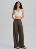 Pantalones de Yoga Refrescantes para Mujer 2026 Nuevos de Primavera y Verano Sueltos Adelgazantes de Pierna Recta Correr Deportes Pantalones de Pierna Ancha para Fitness