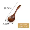 Cuchara de Sopa de Madera Maciza con Mango Largo Creativo Cuchara para Arroz Cuchara Pequeña para el Hogar Cuchara para Gachas Cuchara de Madera para Cocina Cuchara Grande de Madera Venta al por Mayor