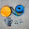 Conjunto de Corda de Reboque Carro Off-Road Cinta de Reboque 5,1m Tonelada 22000 Libras Azul Poliéster Corda de Resgate