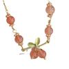Pulsera de Cereza Dulce de Primavera Temprana para Mujer Diseño Nicho Temperamento Dulce Pulsera de Gama Alta para Estudiante Novia Pulsera