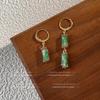 ¡Nuevo estilo chino! Aretes asimétricos de bambú para mujer, personalidad nicho, sentido de alta gama, serie fría, joyería para la oreja al por mayor