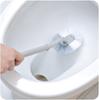 Escova de vaso sanitário curva curva de cabo longo de parede escova de limpeza de vaso sanitário Creative No Dead Angle Soft Hair Cleaning WC Escova de Assento