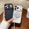 Adecuado para Funda de Teléfono Magnética de Doble Color para Apple 18Promax Funda Protectora Mate de Gama Alta para Iphone17 Funda Protectora Transfronteriza 16
