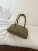 Bolso de mano tejido de nicho para comercio exterior para mujer, nuevo y elegante bolso tipo bowling retro, versátil bolso de hombro y para llevar debajo del brazo, moderno